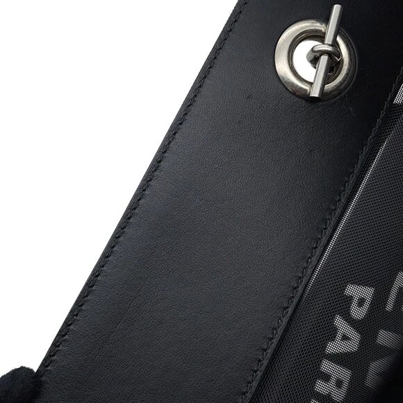 BALENCIAGA Duty Tote Bag Mesh Black - Picture 10 of 15